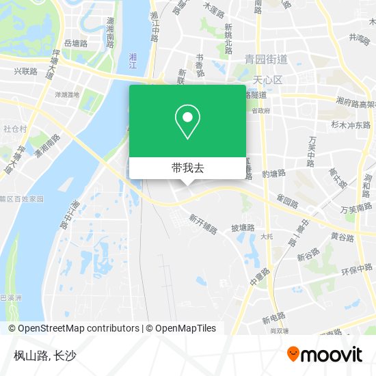 枫山路地图