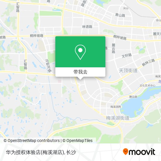 华为授权体验店(梅溪湖店)地图