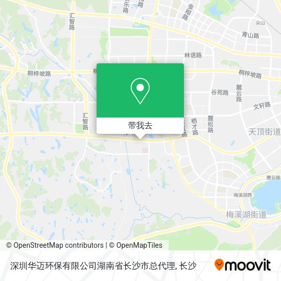 深圳华迈环保有限公司湖南省长沙市总代理地图