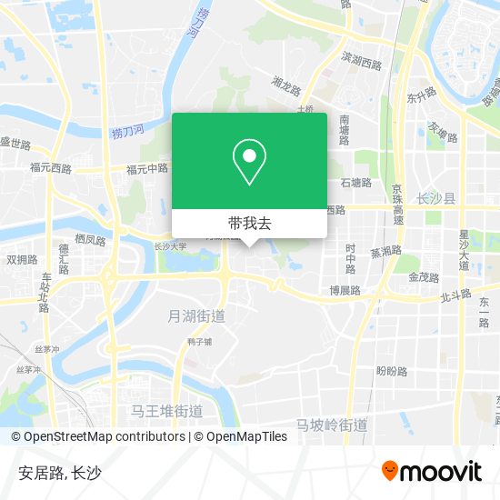 安居路地图