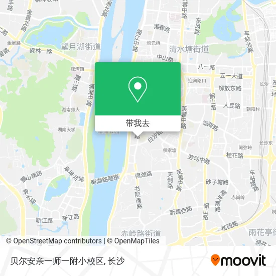 贝尔安亲一师一附小校区地图