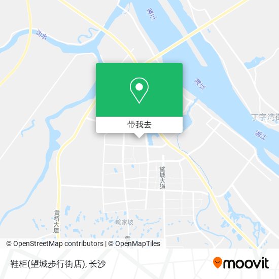 鞋柜(望城步行街店)地图