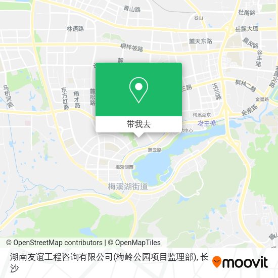 湖南友谊工程咨询有限公司(梅岭公园项目监理部)地图