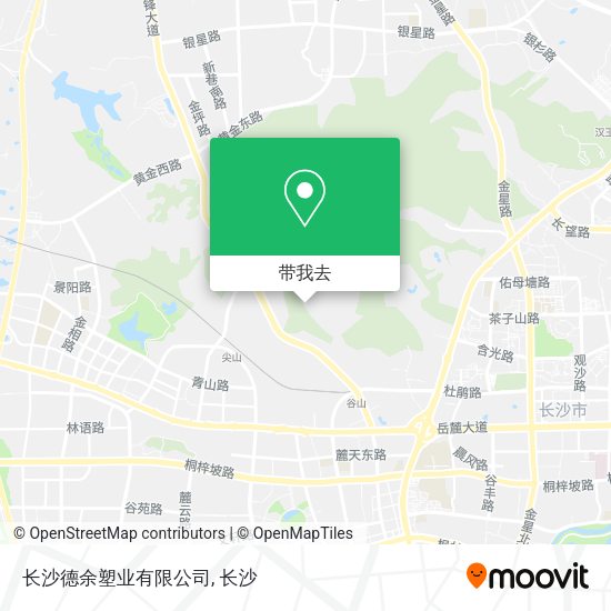 长沙德余塑业有限公司地图
