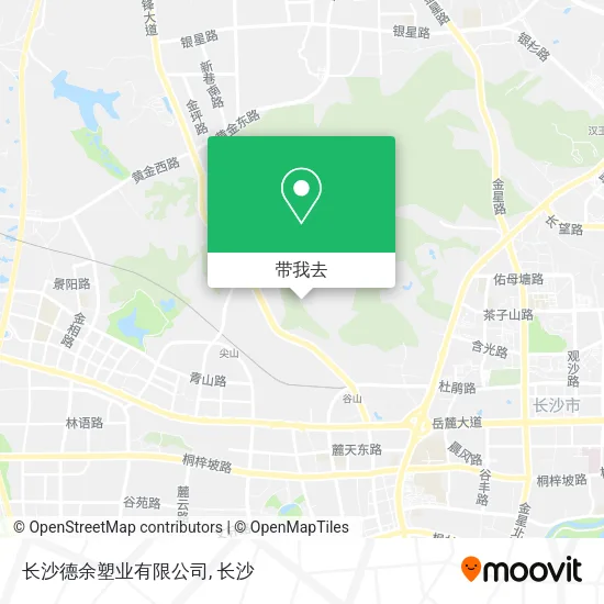 长沙德余塑业有限公司地图