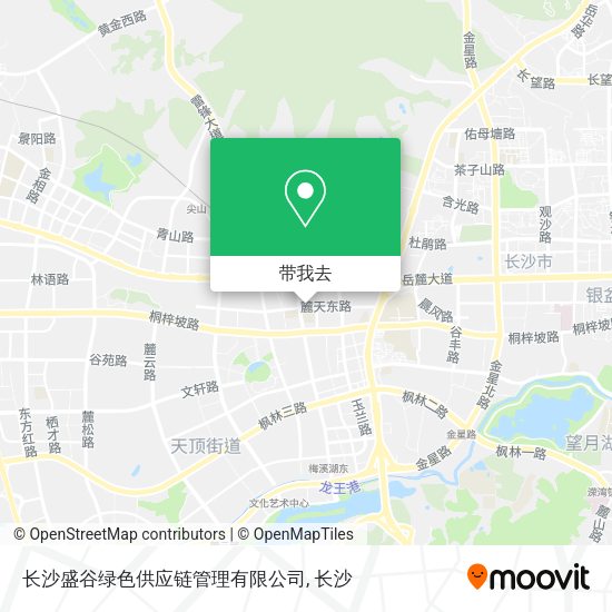 长沙盛谷绿色供应链管理有限公司地图