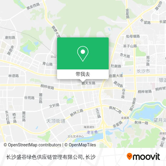 长沙盛谷绿色供应链管理有限公司地图