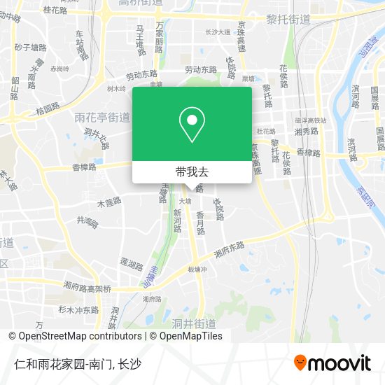 仁和雨花家园-南门地图