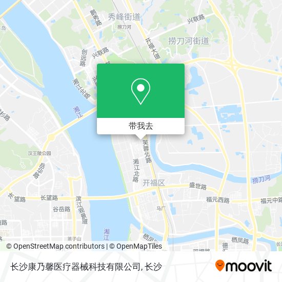 长沙康乃馨医疗器械科技有限公司地图