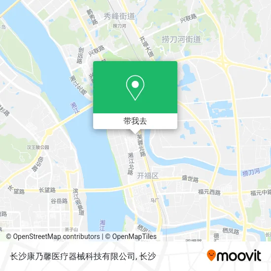 长沙康乃馨医疗器械科技有限公司地图