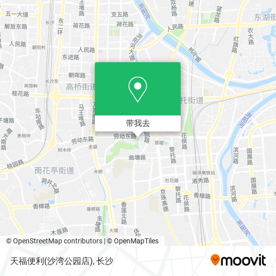 天福便利(沙湾公园店)地图