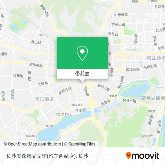 长沙美逸精品宾馆(汽车西站店)地图