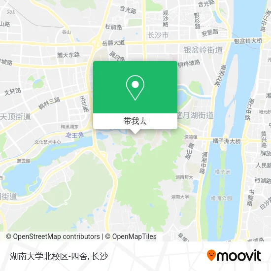湖南大学北校区-四舍地图