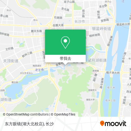 东方眼镜(湖大北校店)地图