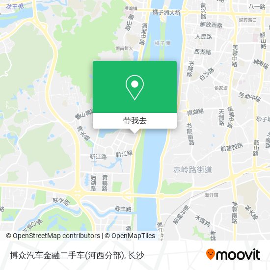 搏众汽车金融二手车(河西分部)地图