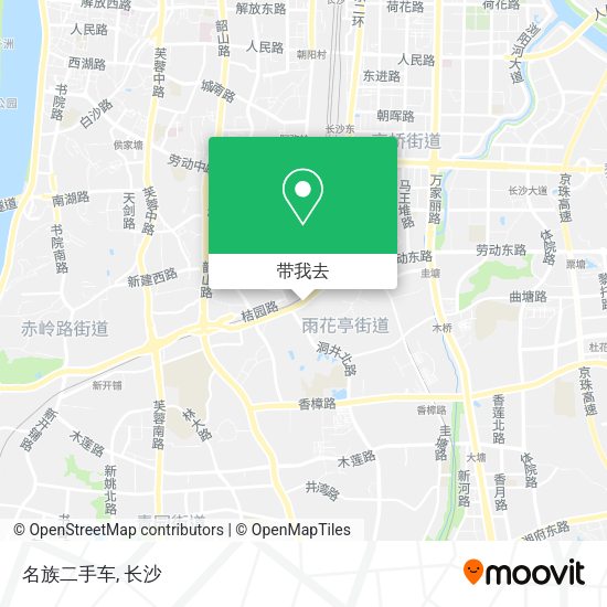 名族二手车地图