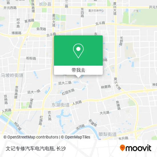 文记专修汽车电汽电瓶地图