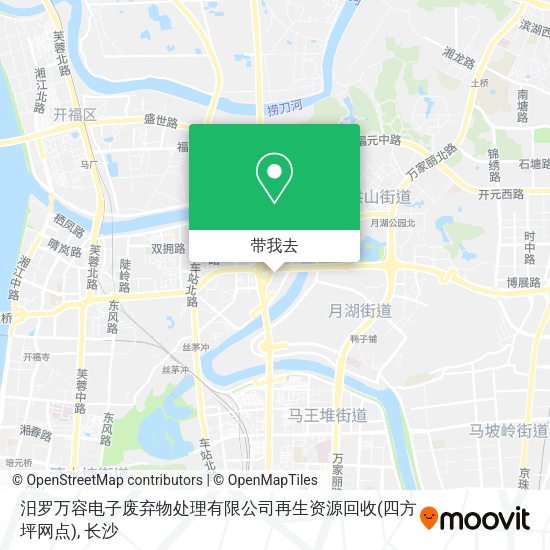 汨罗万容电子废弃物处理有限公司再生资源回收(四方坪网点)地图