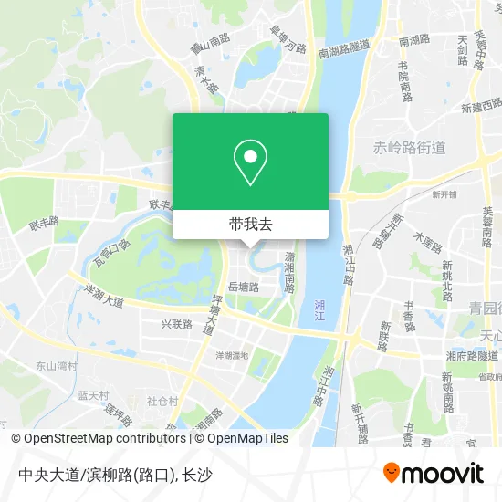 中央大道/滨柳路(路口)地图