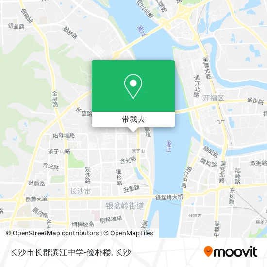 长沙市长郡滨江中学-俭朴楼地图