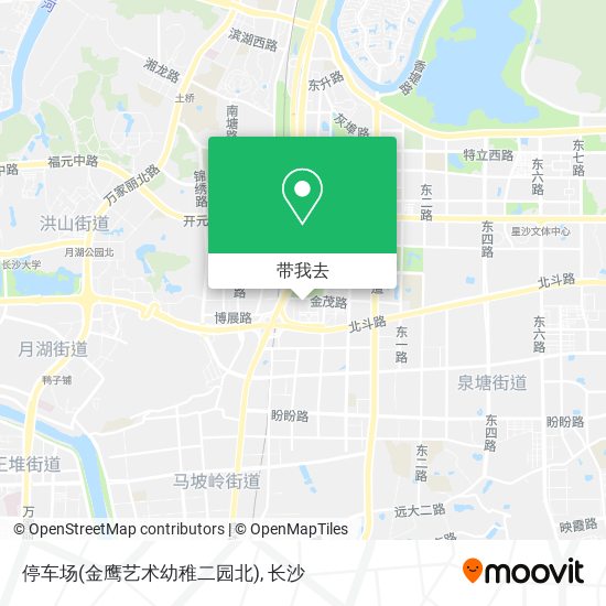 停车场(金鹰艺术幼稚二园北)地图