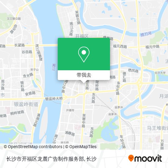 长沙市开福区龙麓广告制作服务部地图