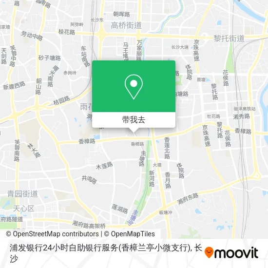 浦发银行24小时自助银行服务(香樟兰亭小微支行)地图