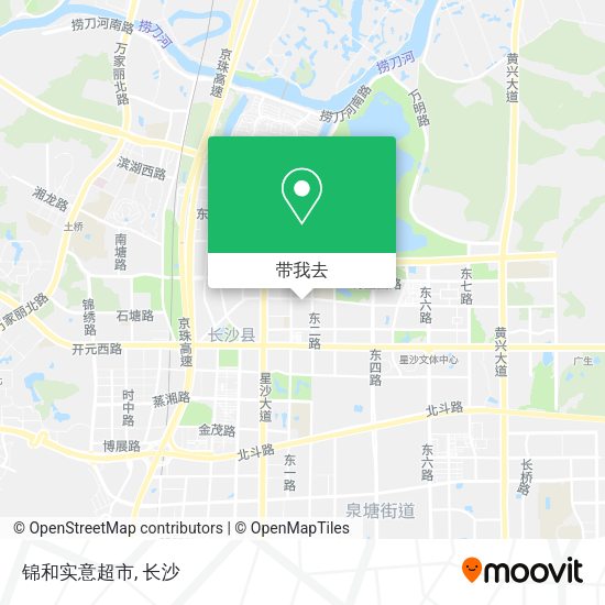 锦和实意超市地图