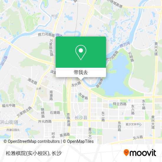 松雅棋院(实小校区)地图