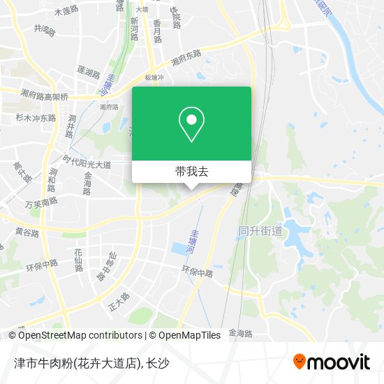 津市牛肉粉(花卉大道店)地图