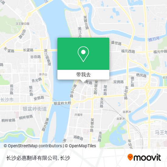 长沙必惠翻译有限公司地图