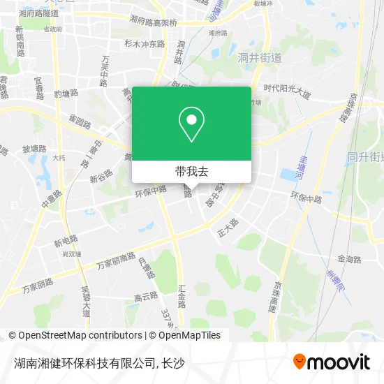 湖南湘健环保科技有限公司地图