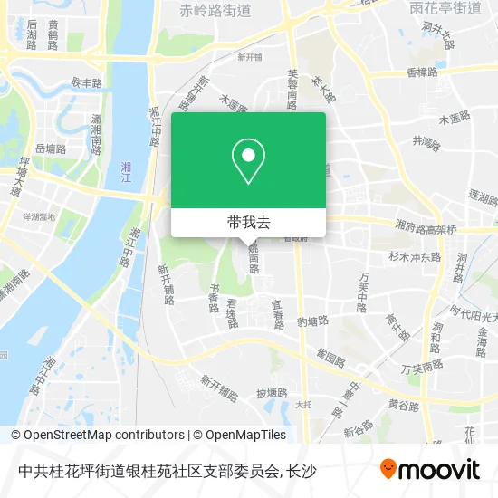 中共桂花坪街道银桂苑社区支部委员会地图