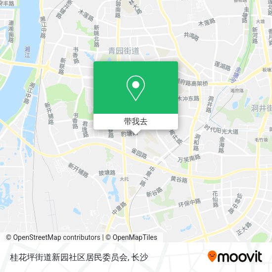桂花坪街道新园社区居民委员会地图