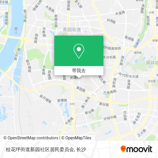 桂花坪街道新园社区居民委员会地图