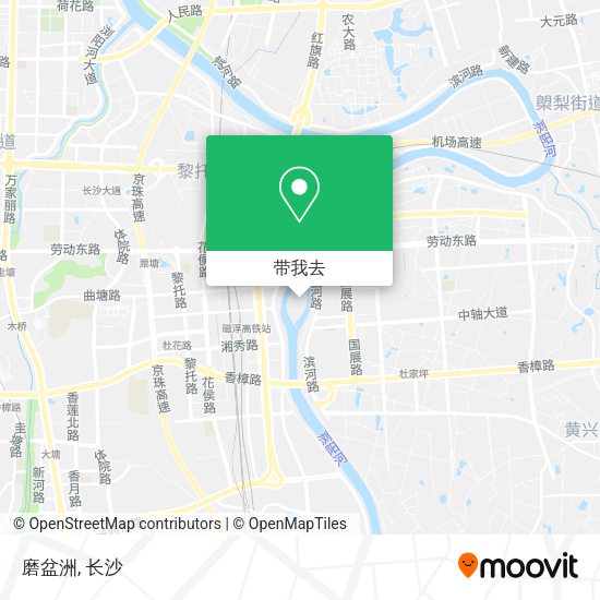 磨盆洲地图