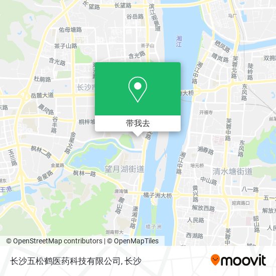 长沙五松鹤医药科技有限公司地图