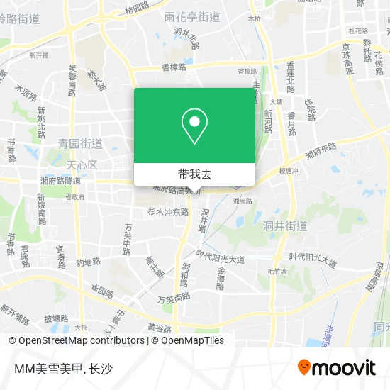MM美雪美甲地图
