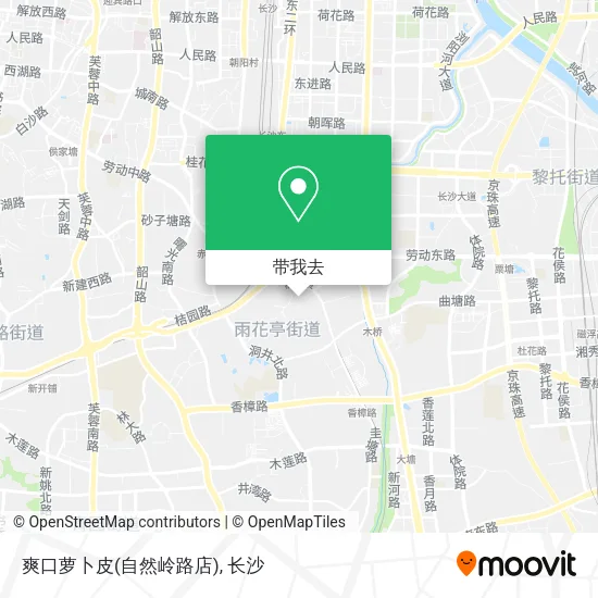 爽口萝卜皮(自然岭路店)地图