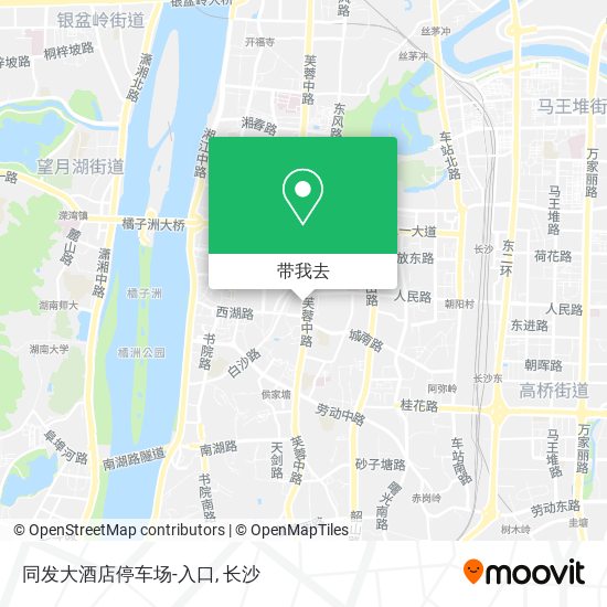 同发大酒店停车场-入口地图