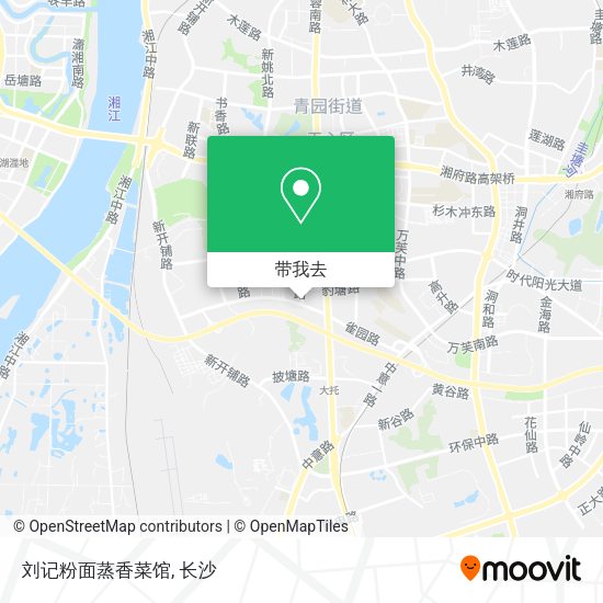 刘记粉面蒸香菜馆地图