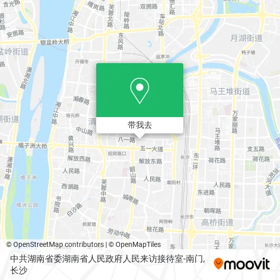 中共湖南省委湖南省人民政府人民来访接待室-南门地图