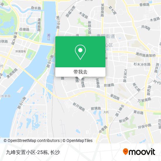九峰安置小区-25栋地图