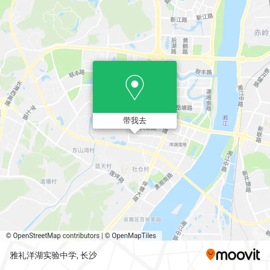 雅礼洋湖实验中学地图