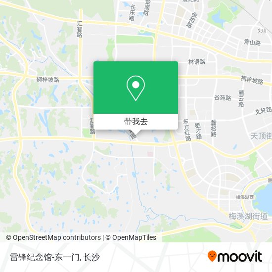 雷锋纪念馆-东一门地图