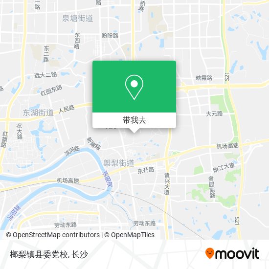 榔梨镇县委党校地图
