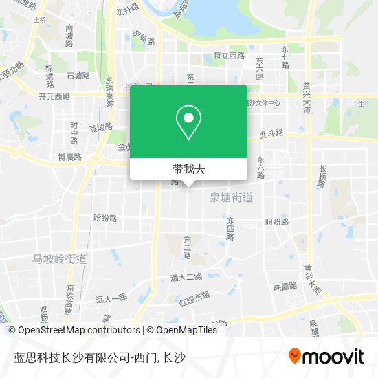 蓝思科技长沙有限公司-西门地图