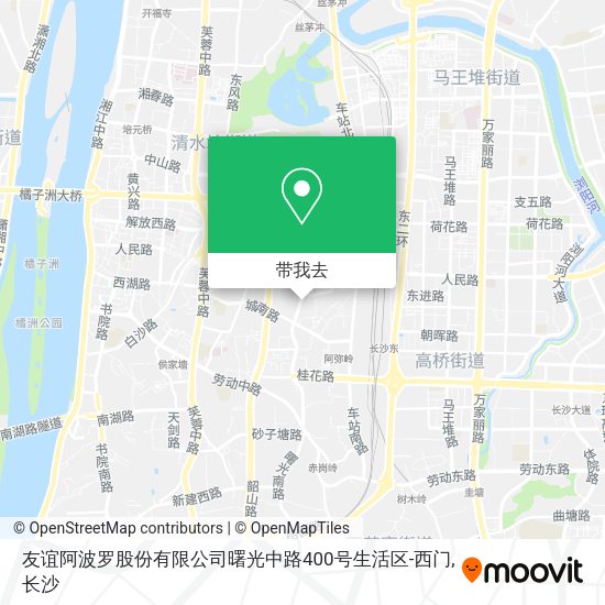 友谊阿波罗股份有限公司曙光中路400号生活区-西门地图