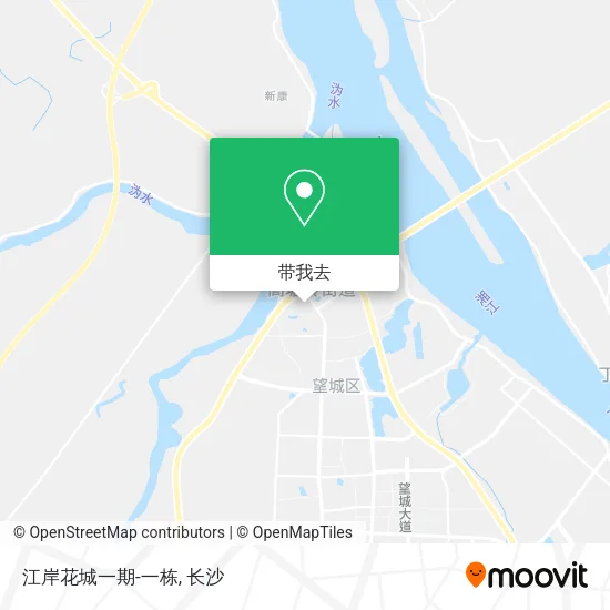 江岸花城一期-一栋地图
