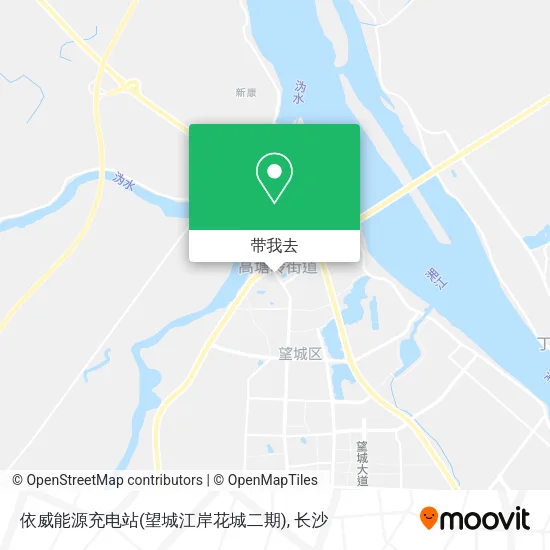 依威能源充电站(望城江岸花城二期)地图